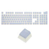 104 Keys Pudding Keycap PBT for 61/87/104 Mechanical Keyboard, Blue Model