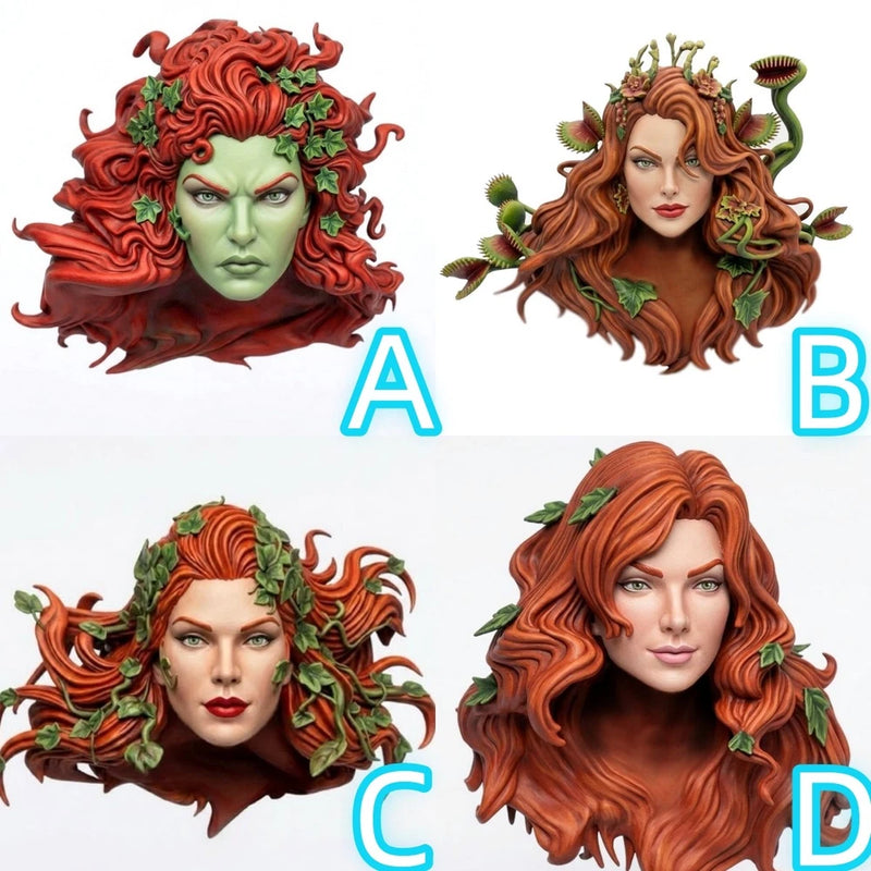 1/12 1/10 1/6 Custom Poison Ivy Pamela Comics Head Carving Model Sculpture Model