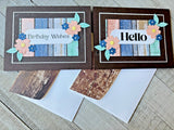 Stampin' Up! Card Kit - COUNTRY WOODS - All Inclusive Set of 4 Cards Model