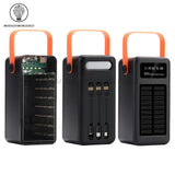 DIY Solar 28 Cells 18650 Battery Case 22.5W Fast-charging Mobile Power Bank Kit Model