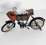 Model Metal Bicycle Mechanical Bike Replica Retro Decor - Fully Assembled Model