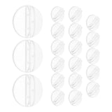 240 pcs Round Plastic Card Stands - Board Game Card Holder - Paper Board Clips Model