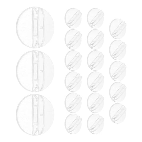 240 pcs Round Plastic Card Stands - Board Game Card Holder - Paper Board Clips Model