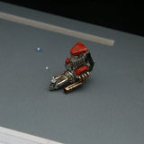 1/64 Diorama Car Garage Model Auto Repair Engine Assembly Miniature Scene Props Model