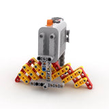 Building block electric gear engineering machinery model assembly crab walking Model
