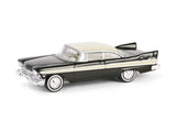 1957 Plymouth Belvedere - Black Diecast 1:64 Scale Model - Greenlight 68060A Model