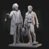 1/24 Resin Figure Model Kit Back To The Future Doctor And Boy Miniature Statue Model