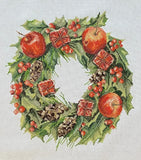 DIY Needlepoint Kit "Christmas wreath" Cross-Stitch Craft Set for Home Decor Model