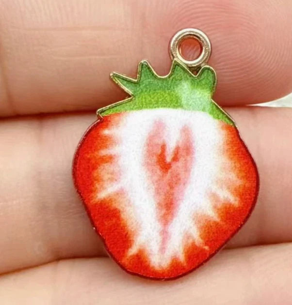 40 pcs cartoon Charms DIY Earring Keychain Jewelry Making Pendants Charms