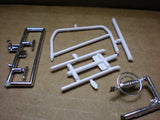67 68 1968 Ford Mustang GT Cobra 1/25 Chrome steering wheel roll cage model car Model