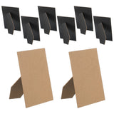 Easel Back Picture Frame Back Stand for 7" DIY Photo Board 8 Pcs & Black Model