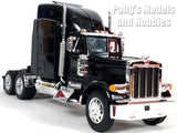 Peterbilt 379 Extended Cab Truck 1/32 Scale Diecast Model Welly - BLACK Model