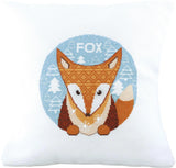DIY Counted Cross Stitch Pillow Kit "World of animals" Model
