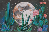 Full Moon Night in the desert Bead Embroidery Kit DIY Beaded Home Decor Wall Art Model