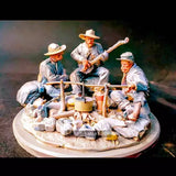 1/24 Resin Model Kit Soldiers on Rest Confederates American Civil War Unpainted Model