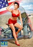 MASTER BOX 1:24 SCALE " PIN-UP SERIES " KIT NO. 1 PLASTIC MODEL KIT MB24001 Model