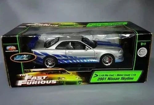 ERTL Joyride 1/18 Nissan Skyline 2001 2 Fast 2 Furious Diecast Model Model