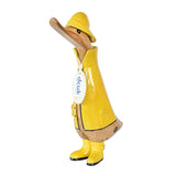 DCUK Duckling Wearing a Yellow Raincoat Figurine Model