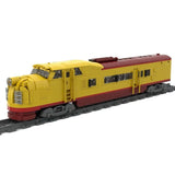 Modubrix Mocs Bricks Sets M10005 A-Unit Locomotive Building Toys Kits Moc-97193 Model