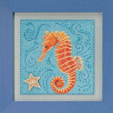 MILL HILL Buttons Beads Kit Counted Cross Stitch SEAHORSE MH14-1813 Model