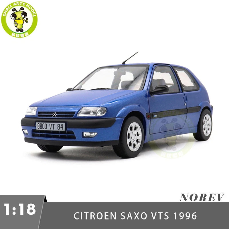 1/18 Citroen Saxo VTS 1996 Norev 181830 Poseidon Blue Diecast Model Car Model