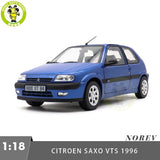 1/18 Citroen Saxo VTS 1996 Norev 181830 Poseidon Blue Diecast Model Car Model