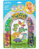 DIY Perler Dinos Dinosaur Kids Fused Bead Ironing Craft Kit Model