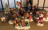 11 Christmas Village Figurines People Most 2. 1/2¡± Tall. 3 -  4¡± Tall Model