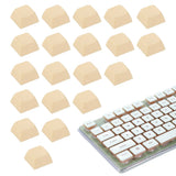 20Pcs XDA Profile Keycap Set PBT Mechanical Numeric Keypads, Beige Model