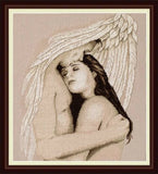 Cross stitch kit My angel 24X31cm Aida 16ct embroidery needlepoint kit Model