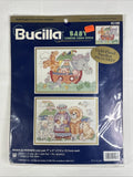 Bucilla Baby Counted Cross Stitch Noah & Friends Mini Pair #42108 - New Model