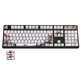 110 Keys PBT Keycap Dye-Sublimation Plum Blossom Cherry Profile Key Cap DIY US Model