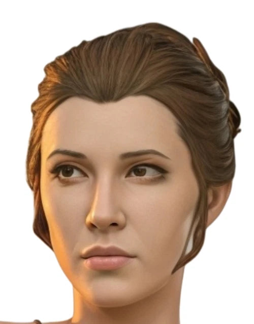 1/6 1/12 1/18 Young Leia Head Sculpt Carved Model Toys Model