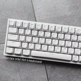 Ball Shape Keycaps PBT Double Shot Blue MDA 117Keys fits mx Mechanical Keyboards Model