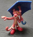 PINK PANTHER Rainy Day Umbrella Rare Vintage Display Figure 1984 Bully Germany Model