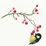 RTO counted Cross Stitch Kit "Autumn berries" C273, 12,5x12,5 cm, DIY Model