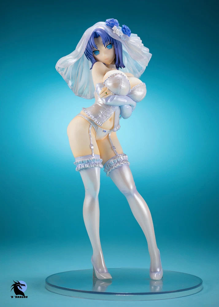 KDColle Senran Kagura Yumi Wedding Lingerie Ver. 1/7 Figure - Displayed Model