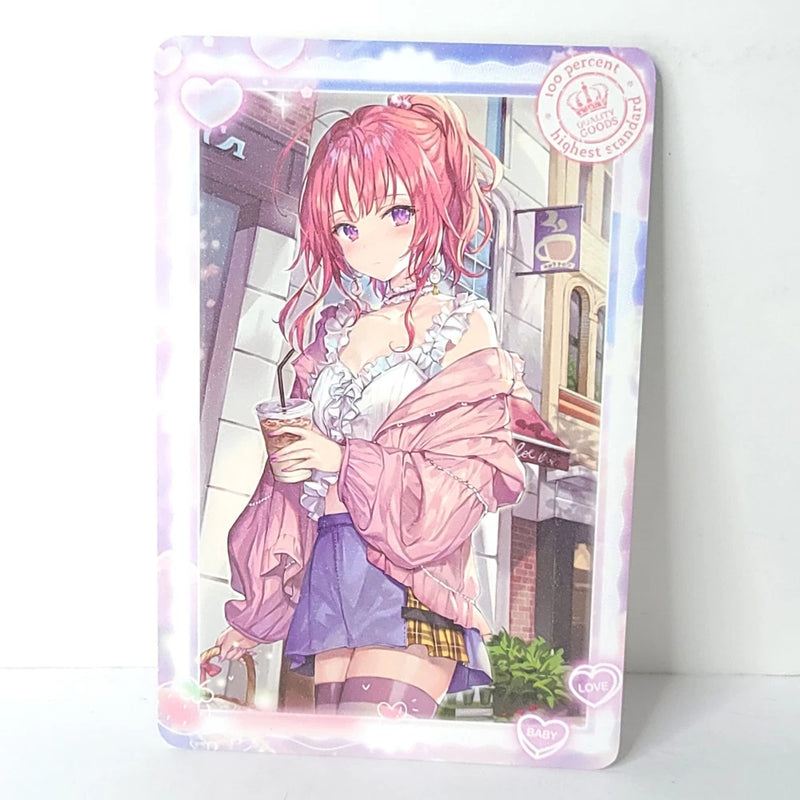 On an Outing Espressivo Premium Waifu Card Anime Wall Art Oversized Board A5 Model