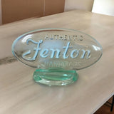 Fenton Opaline Oval Logo Store Shelf Display Sign (S77) Model