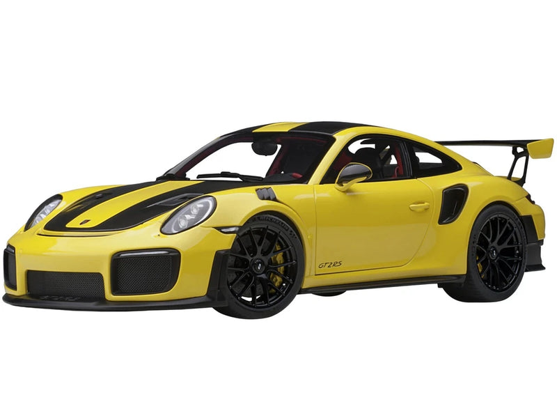 PORSCHE 911 (991.2) GT2 RS WEISSACH PACKAGE YELLOW 1/18 MODEL CAR AUTOART 78172 Model