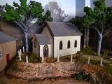 St Lukes Anglican Church from Chatsworth NSW HO scale building kit Model