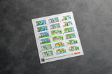 1:24 3D License Plates with Background for scale model Japanese Cars Model