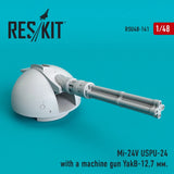 Mi-24V USPU-24 w/ YakB-12.7mm Machine Gun 1/48 ResKit RSU48-0141 Model