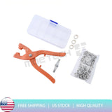 New For Sewing Craft 51pcs Metal Snap Fastener Kit with Hand Press Tool Model