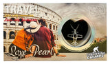 Airplane Love Wish Pearl Kit DIY Pendant 16" Stainless Steel Necklace Model