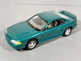 1/24 Scale 1994 Ford Mustang GT Model Car Kit GREEN Nicely Built 1/25 SN95 Fox Model