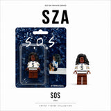 Handcrafted SZA Mini Figure | SOS Era Inspired Collectible Mini Brick Figure Model