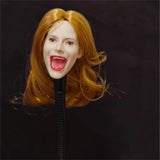 1:6 Scale Model Head Sculpt High pitched shout sing Expression for 12Inch figure Model