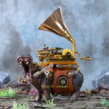 Mechanical Party Studio Hippopotamus Musician Metal Assemble Model In Stock Model