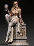 Resin Girl have a Drink unassembled Unpainted 2 scales Choices Model